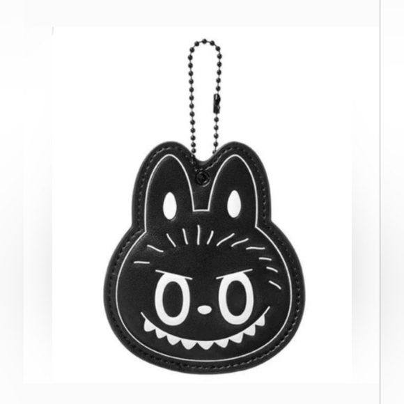 POP MART Accessories - Pop Mart 10th Anniversary Black & White Labubu Mirror Keychain Limited Quantity